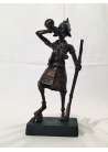 Statuette Bronze LE GUERRIER D'AETHIOPIA