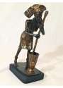 Statuette Bronze FEMME AU PILON