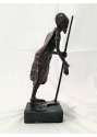 Statuette Bronze LE SAGE AFRICAIN