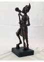 Statuette Bronze LE GUERRIER D'AETHIOPIA